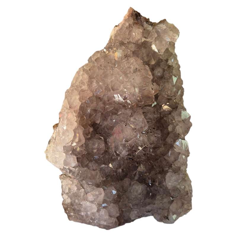Geothite included Smoky Quartz, Mozambique, 12x18x5cm