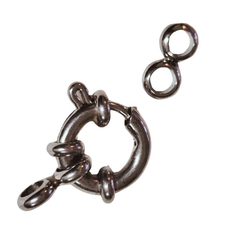 Stainless steel senorita clasp 10mm