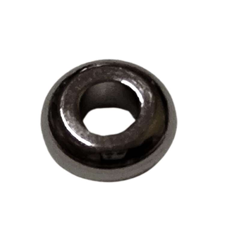 20x Disc bead in stainless steel, 4x1.5mm