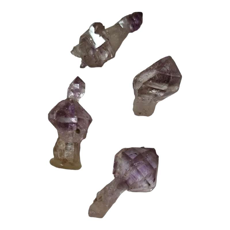 Light Amethyst sceptre crystal, Zambia - 2-3cm