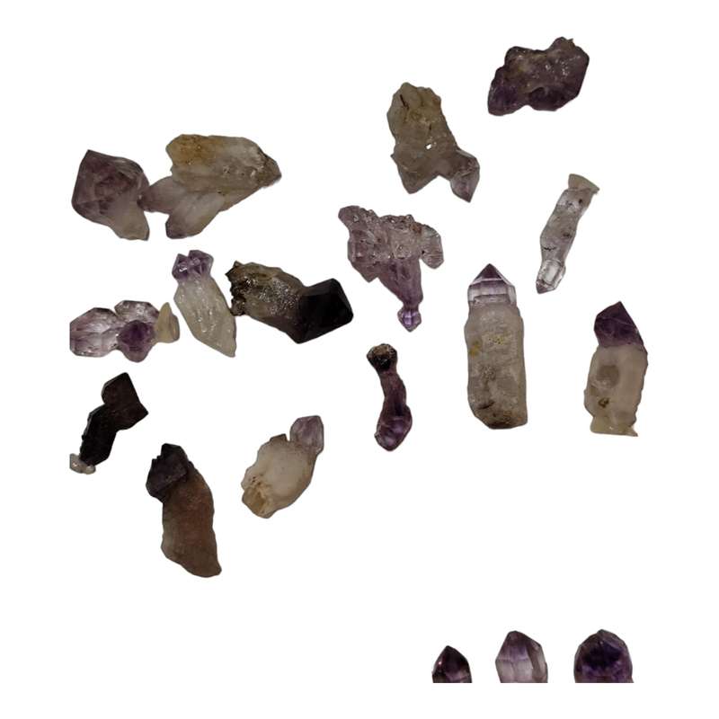 Light Amethyst sceptre crystal, Zambia - 2-3cm