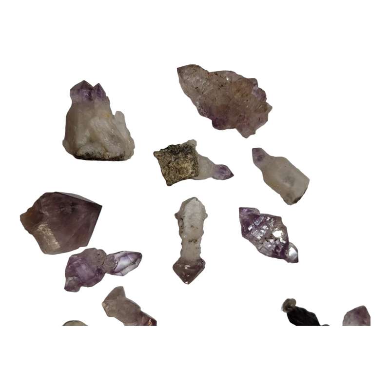Light Amethyst sceptre crystal, Zambia - 2-3cm