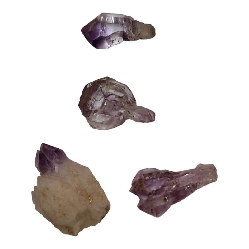 Light Amethyst sceptre crystal, Zambia - 2-3cm
