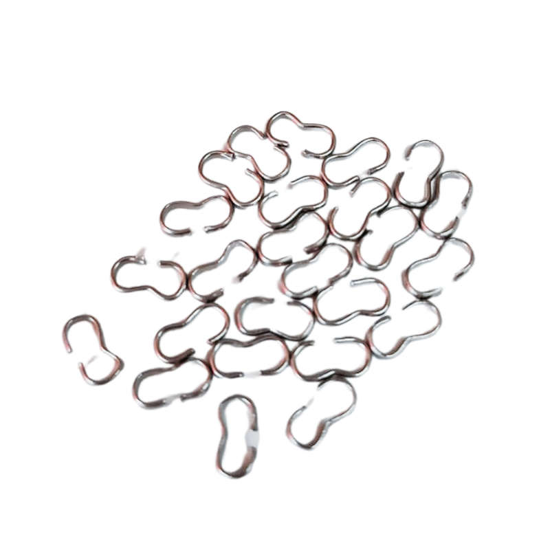 Double thread crimp, size 4.5 x 7.5mm, Stainless steel