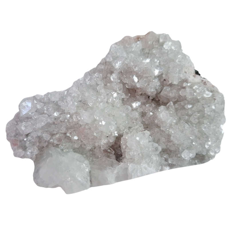 Apophylite with Stilbite, India (9.1 x 13.3 x 7cm)