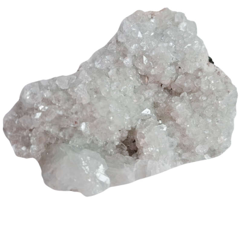 Apophylite with Stilbite, India (9.1 x 13.3 x 7cm)