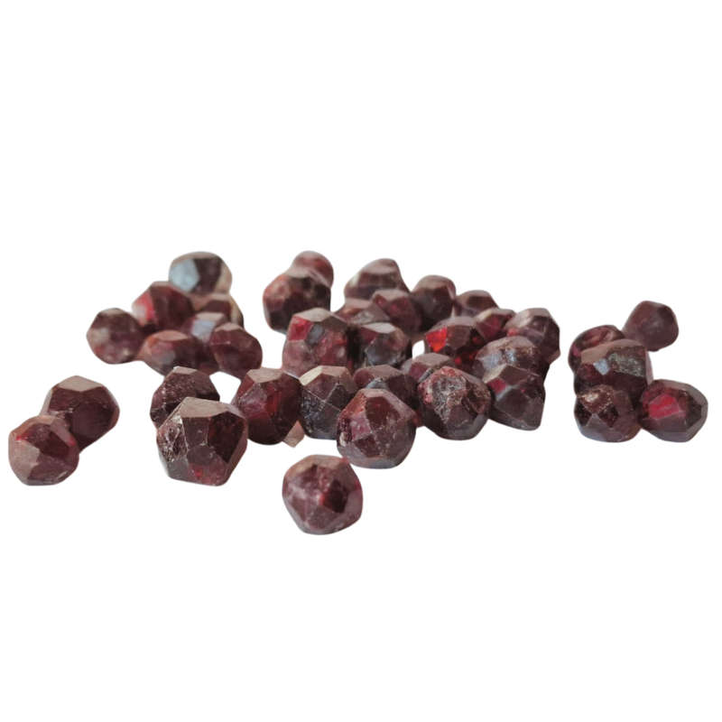 Rough well formed garnet 5-14mm