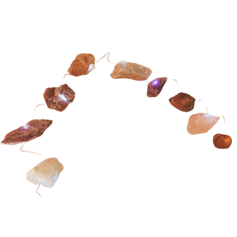 Rough rock fairy lights assorted