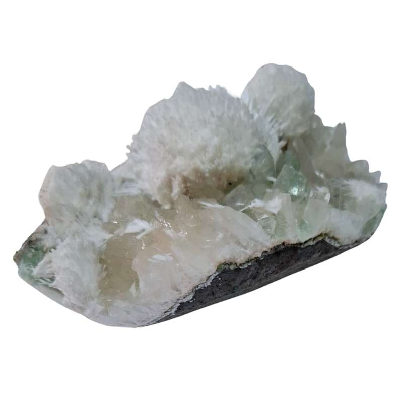 Apophylite with Stilbite, India (5 x 11 x 6cm)