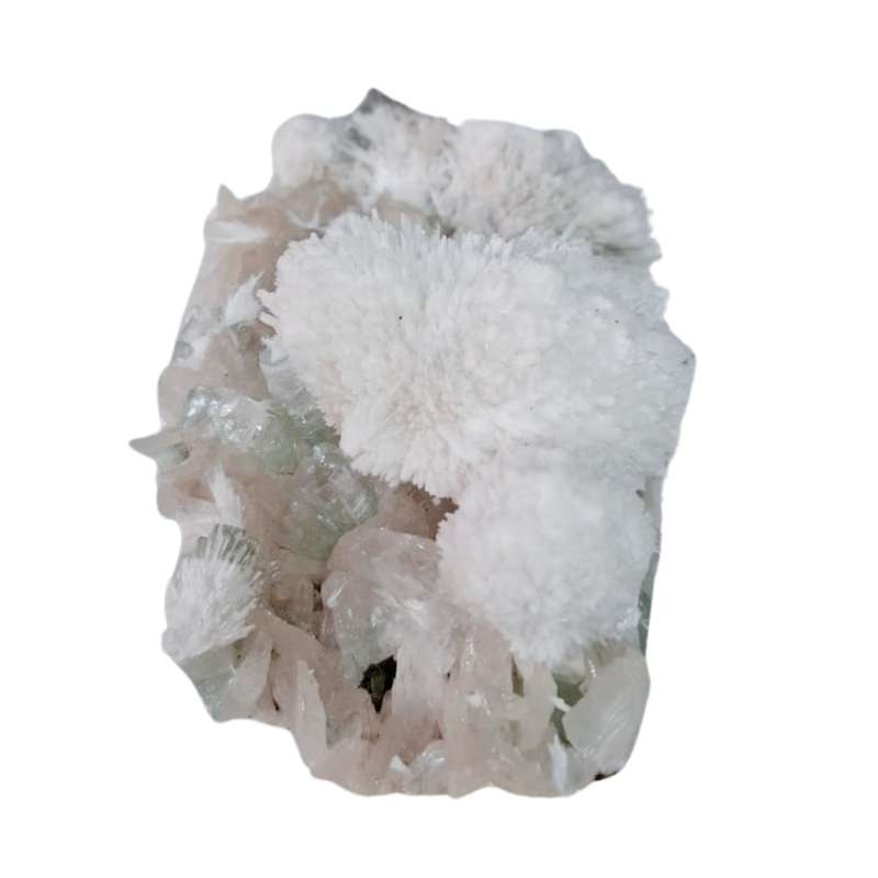 Apophylite with Stilbite, India (5 x 11 x 6cm)