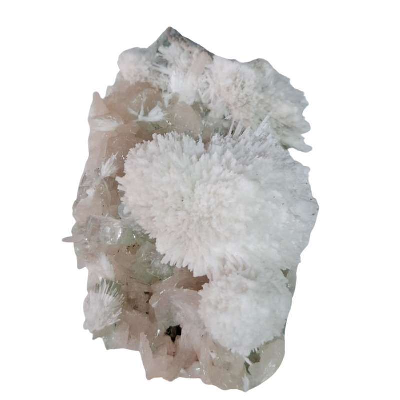 Apophylite with Stilbite, India (5 x 11 x 6cm)