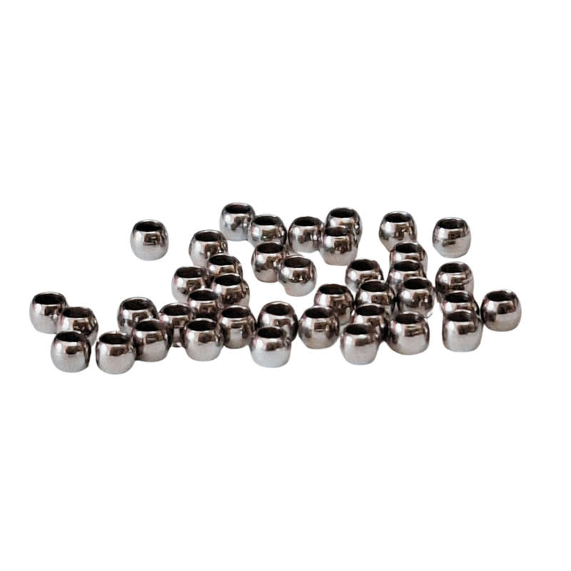 40 x Crimps, Stainless steel, 2*2mm