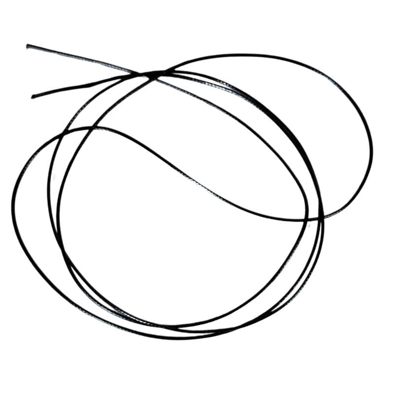 Black Faux leather string, 1.5mm x 1m