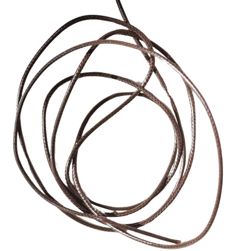 Brown Faux leather string, 2mm x 1m