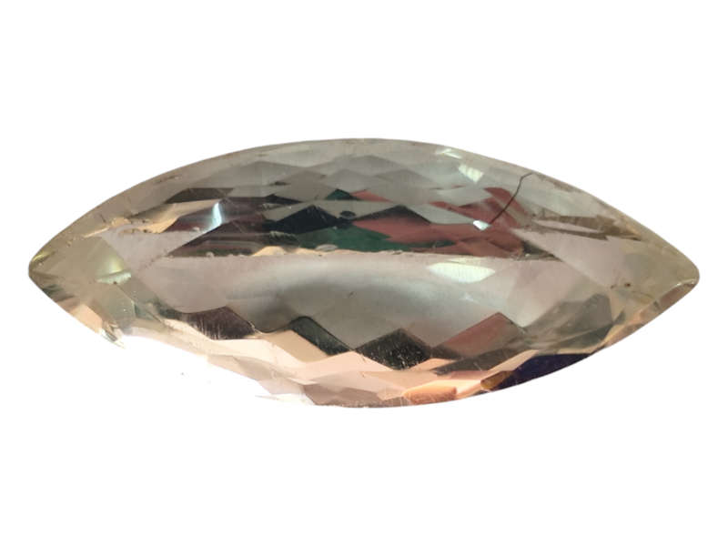 Citrine cut stone, Marquise Cut, 19.92ct, 30.63x12.9mm