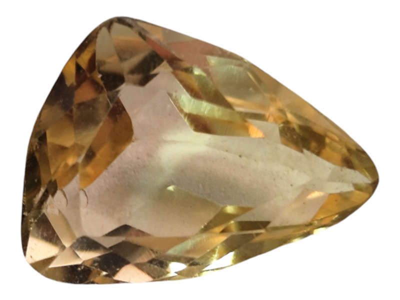 Citrine cut stone, Fancy Cut, 7.37ct, 15.6x11.6mm