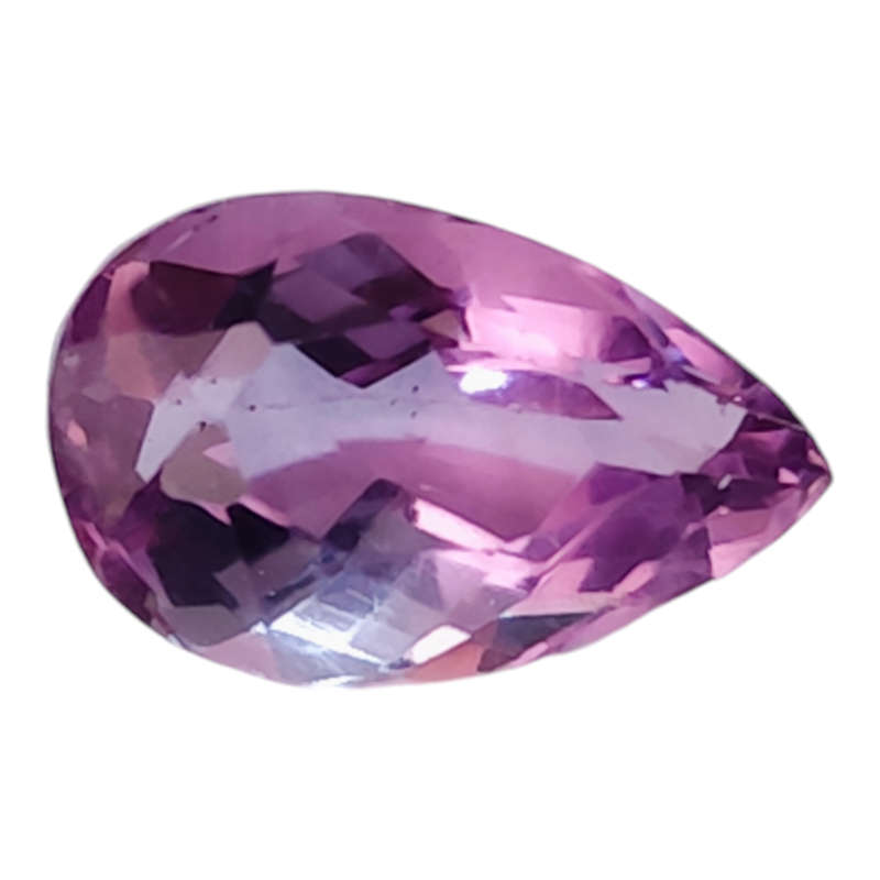 Amethyst cut stone, Pear Cut, 3.66ct, 14x7.9mm