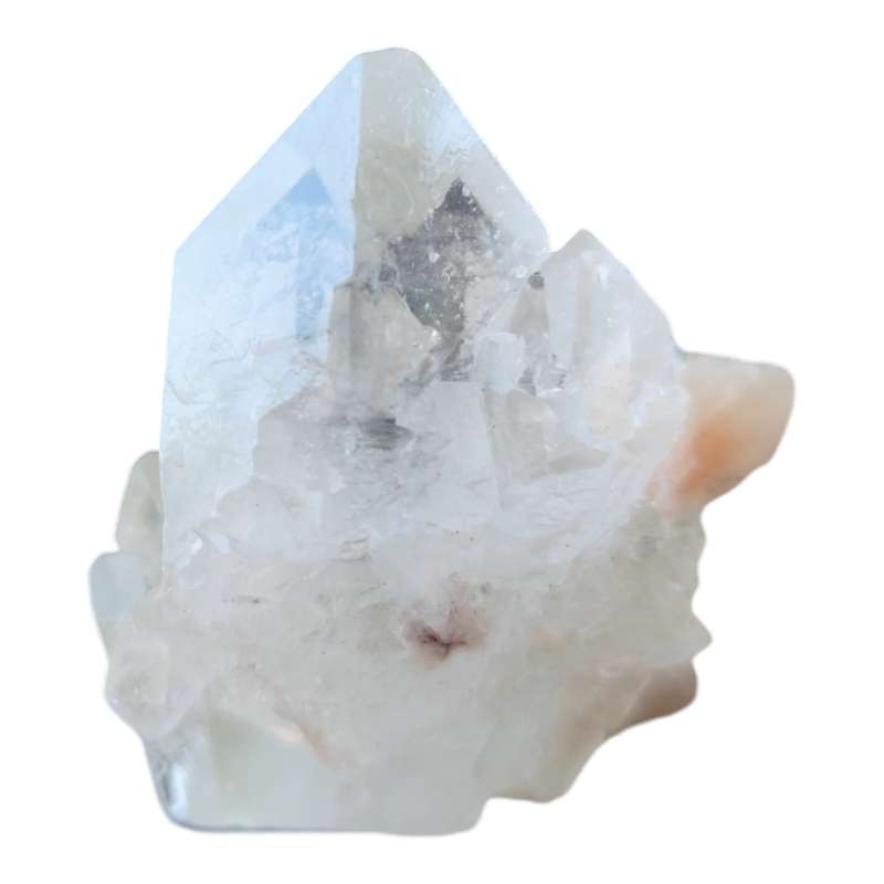 Apophylite with Stilbite, India (6 x 4x 2cm)