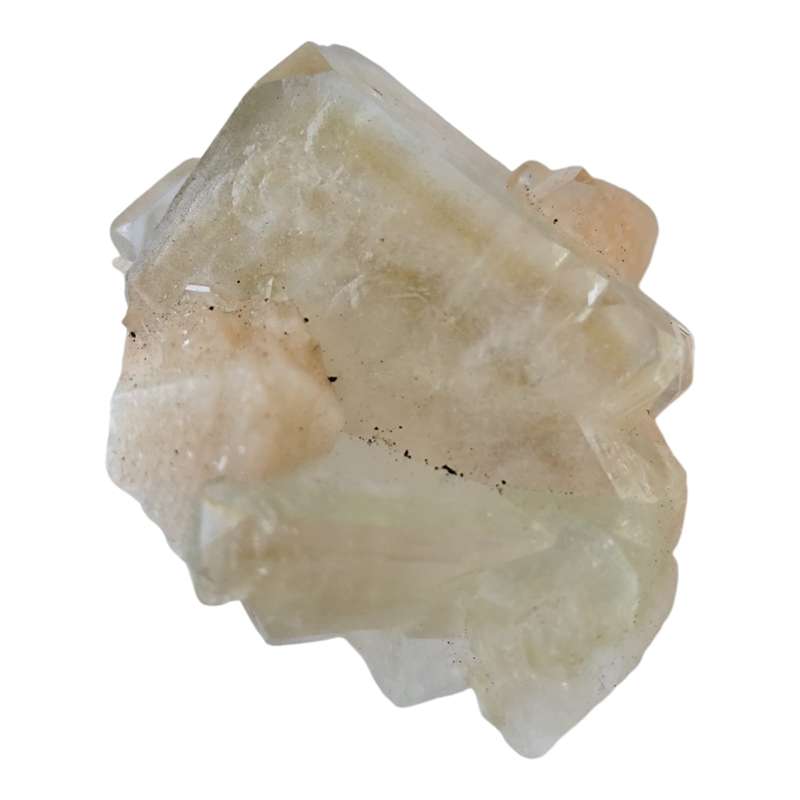 Apophylite with Stilbite, India (3 x 4.5 x 4cm)