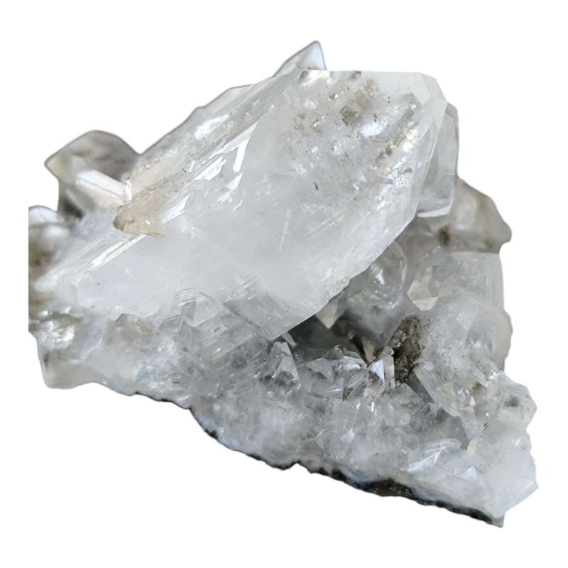 Apophylite with Stilbite, India (4 x 6.2 x 4.5cm)