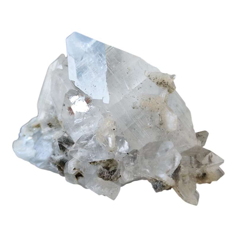 Apophylite with Stilbite, India (4 x 6.2 x 4.5cm)