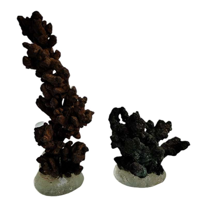 2 Copper miniature specimens