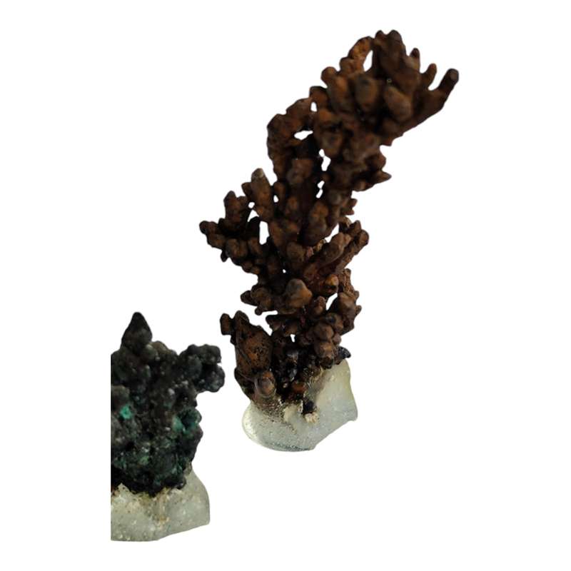 2 Copper miniature specimens