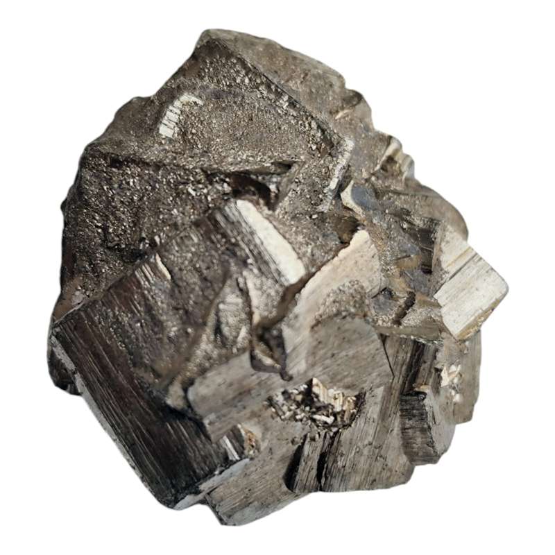 Pyrite twinned cube 31mm