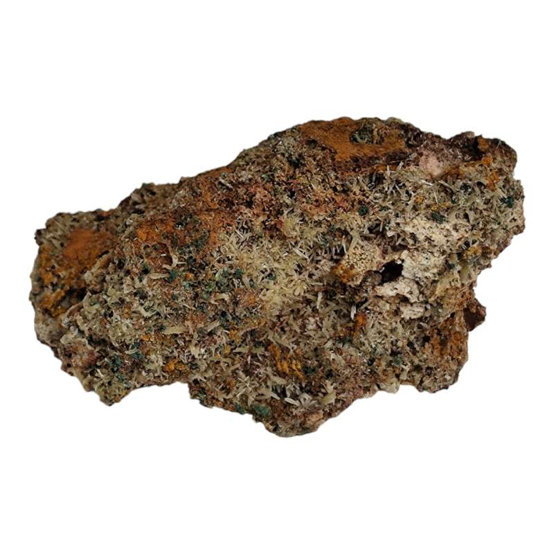 Mimetite and malachite,Tsumeb 74mm