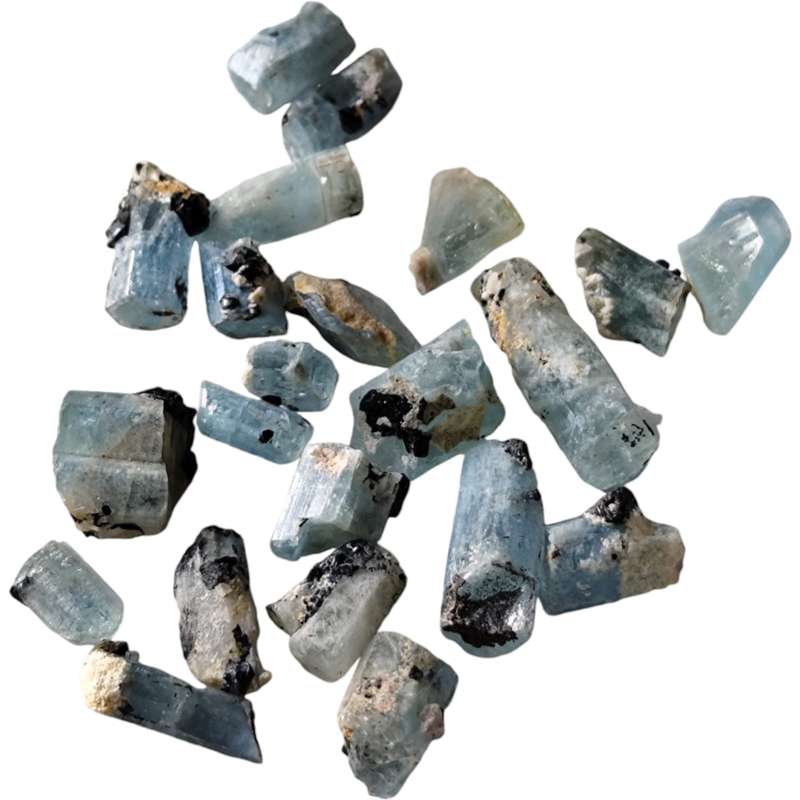 Aquamarine, Erongo Mountains, 5-23mm