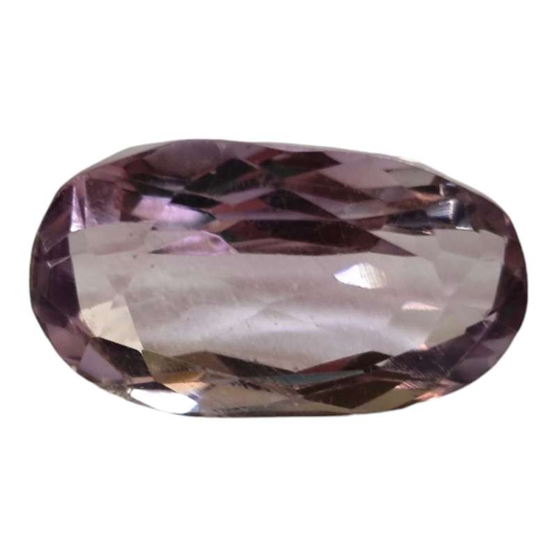 Amethyst cut stone, Oval Cut, 5.94.ct, 14.6x8.6mm