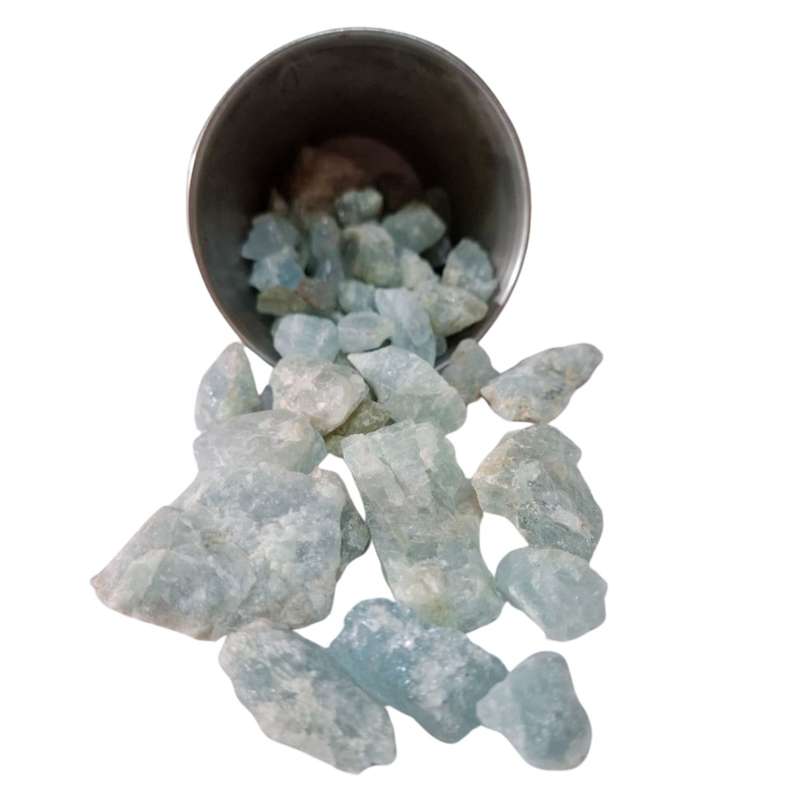 Aquamarine rough, fill cup for 0.36kg