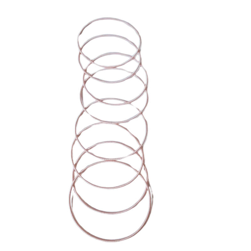 Rose pink Slinky spring bracelet