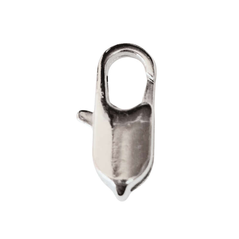 4 x Lobster clasp, Base metal, 14 x 5mm