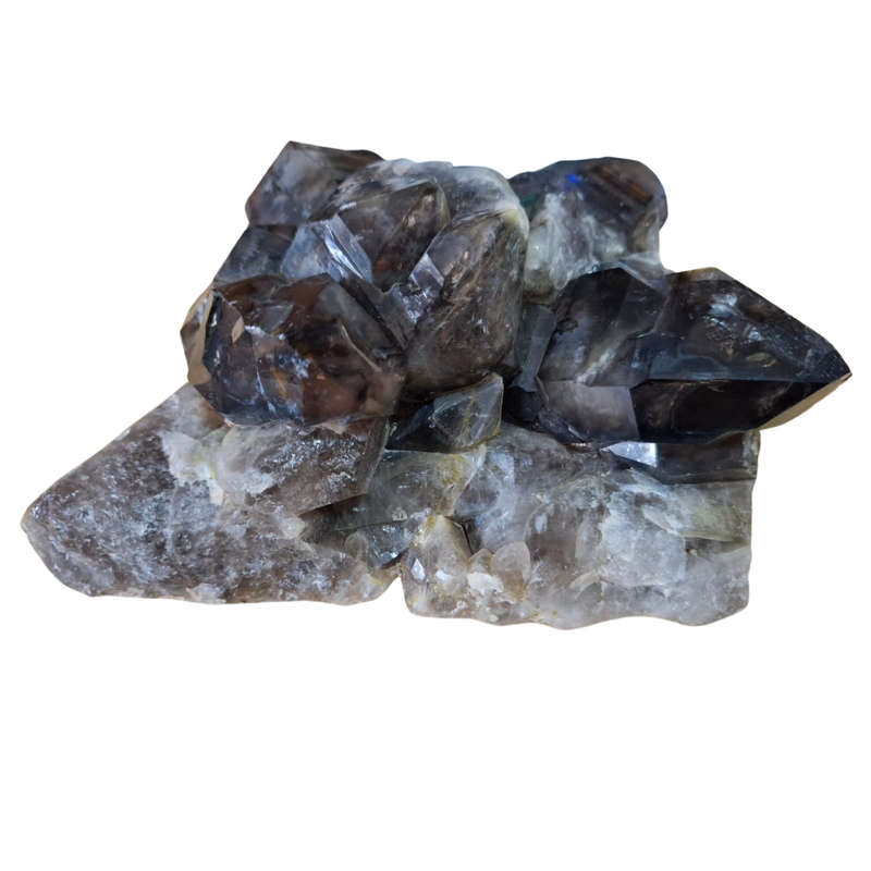 Smoky quartz cluster, Namibia, 15.5 x 13 x 8.5cm