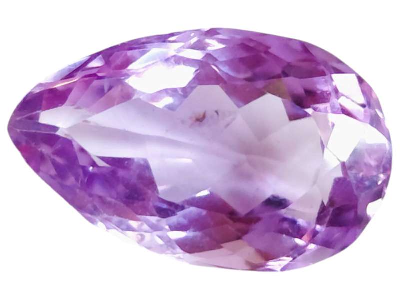 Amethyst cut stone, Pear Cut, 17.45ct, 22x13.9mm
