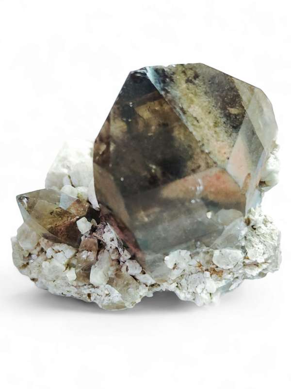 Quartz, Aegerine and feldspar cluster, Zomba, Malawi, 4 - 6cm