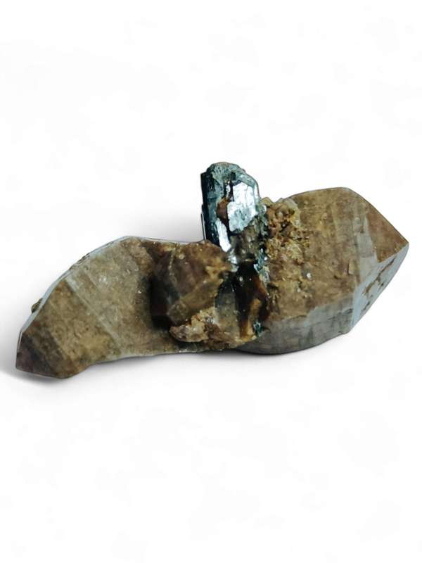 Thumbnail Zircon twin with Aegerine, Zomba, Malawi, 3.1cm