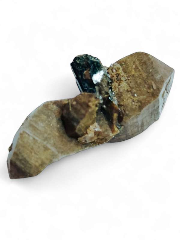 Thumbnail Zircon twin with Aegerine, Zomba, Malawi, 3.1cm