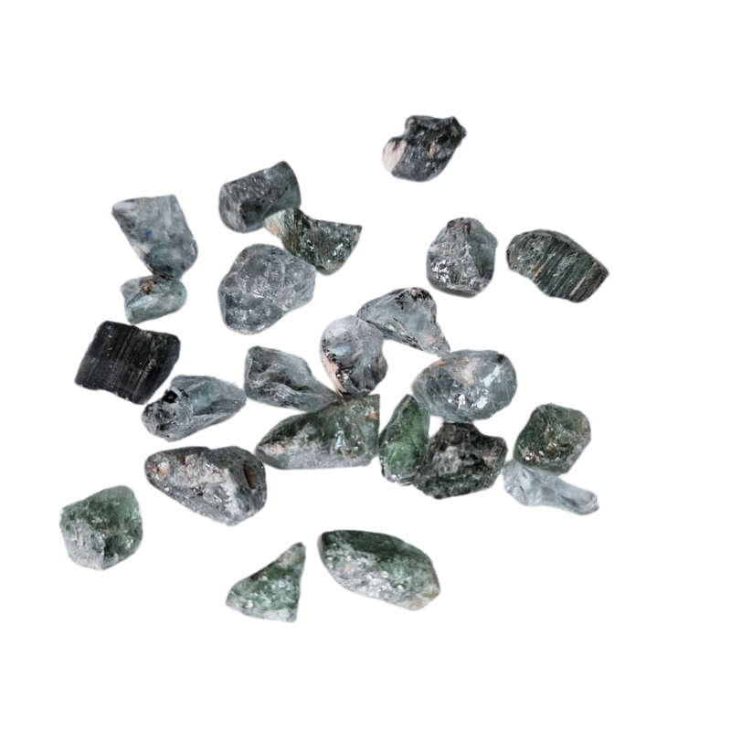Rough Blue Tourmaline, Cab quality, 7-25mm
