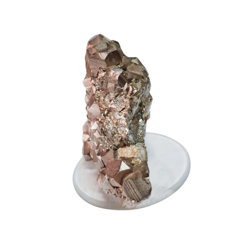 Pyrite with quartz, 6 x 1 x 4.1cm