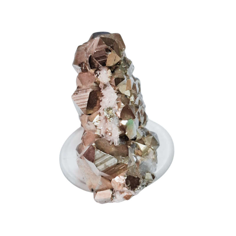 Pyrite with quartz, 6 x 1 x 4.1cm