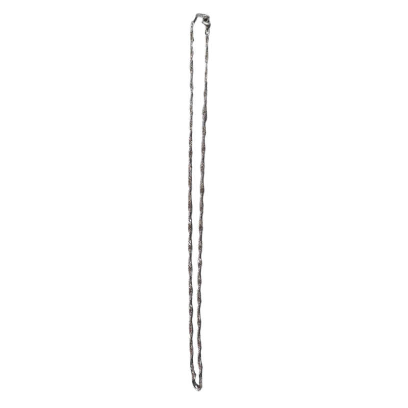 Stainless steel Twisted Chain with lobster clasp, 0.02 x 60cm