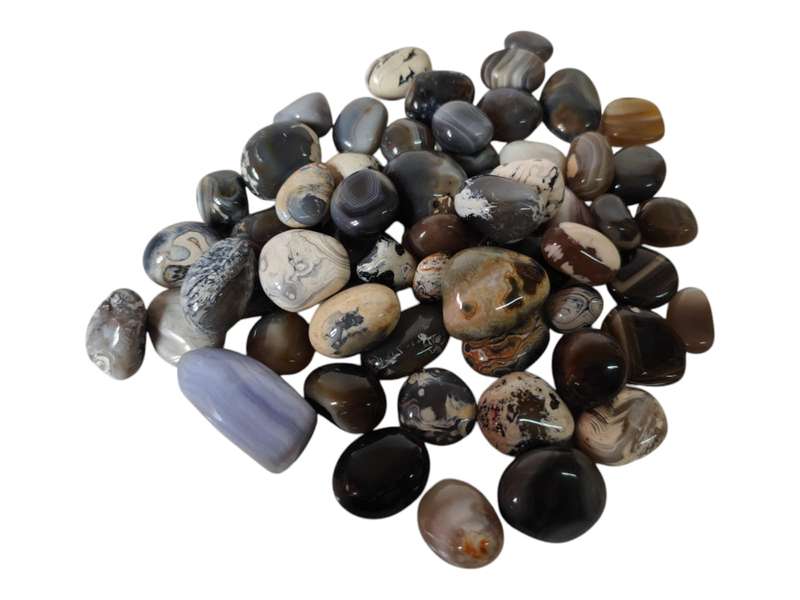 Assorted Agate Tumble, 1.9- 4.3cm