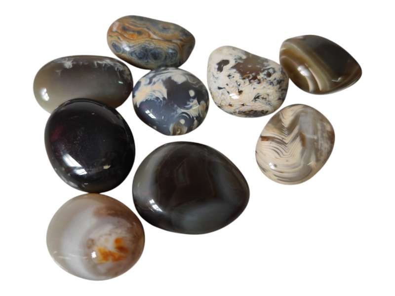 Assorted Agate Tumble, 1.9- 4.3cm