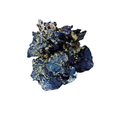 Azurite and suspected Duftit with host rock, Tsumeb, 5.8 x 5 x 4.2cm