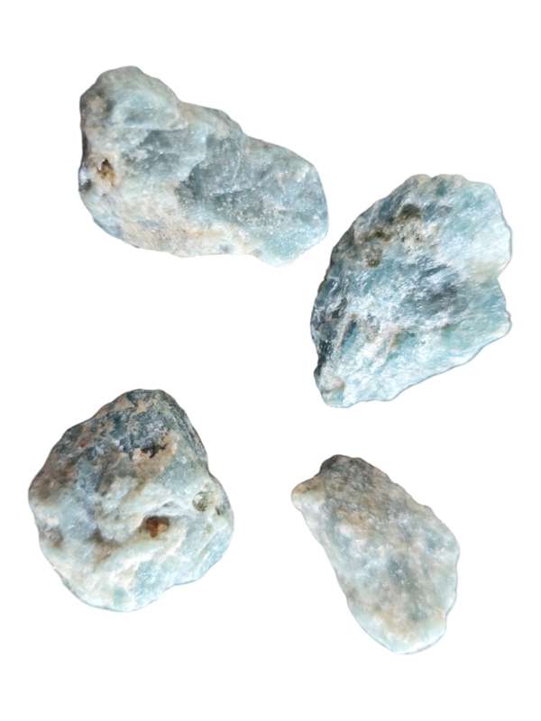 Aquamarine with mica, Rough, 2.5-4.5cm tall, Angola