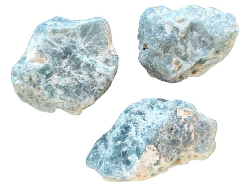 Aquamarine with mica, Rough, 5-8cm, Angola