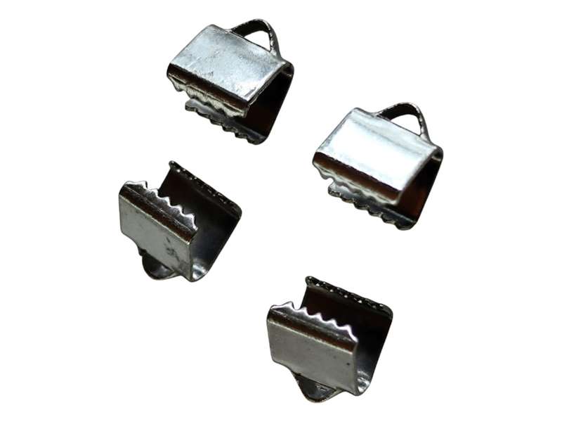 4 x Ribbon crimp, 6 x 7mm, Stainless steel