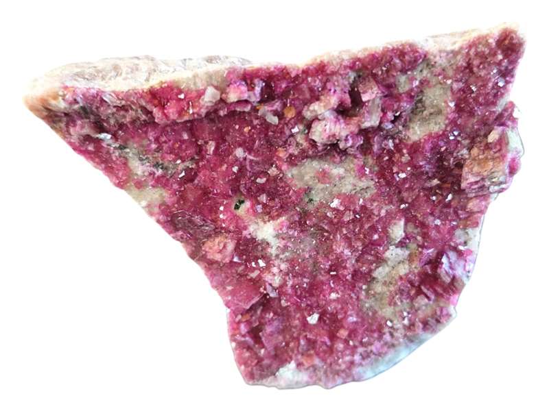 Cobaltoan Dolomite, with fine bits of Malachite Kakanda, DRC, 8.3 x 3.5 x 7cm